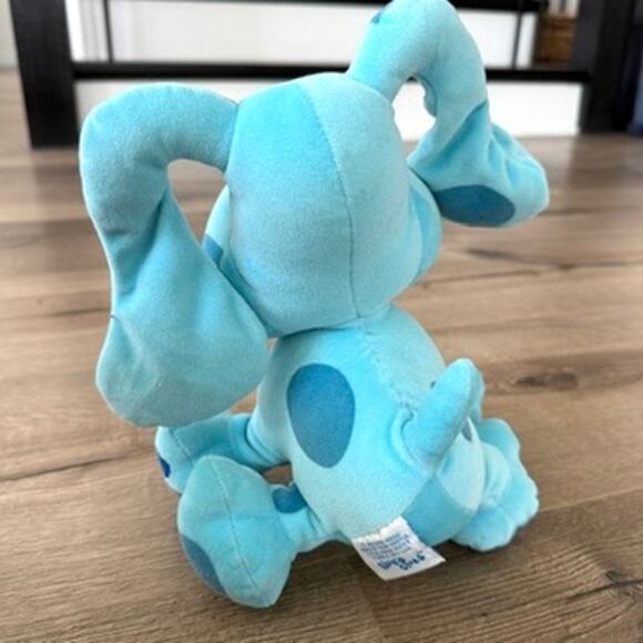 Blue's Clues Plush Dog Viacom Nickelodeon Blue Tongue Out 12" Paw Print EUC - Picture 6 of 8